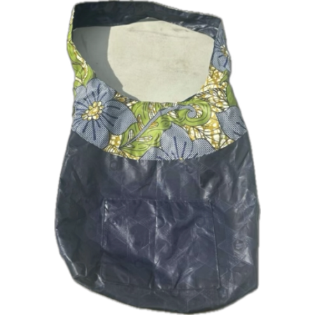 Floral and Black Resuable Shopping Bag
