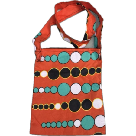 Orange Polkadot Kids Bag